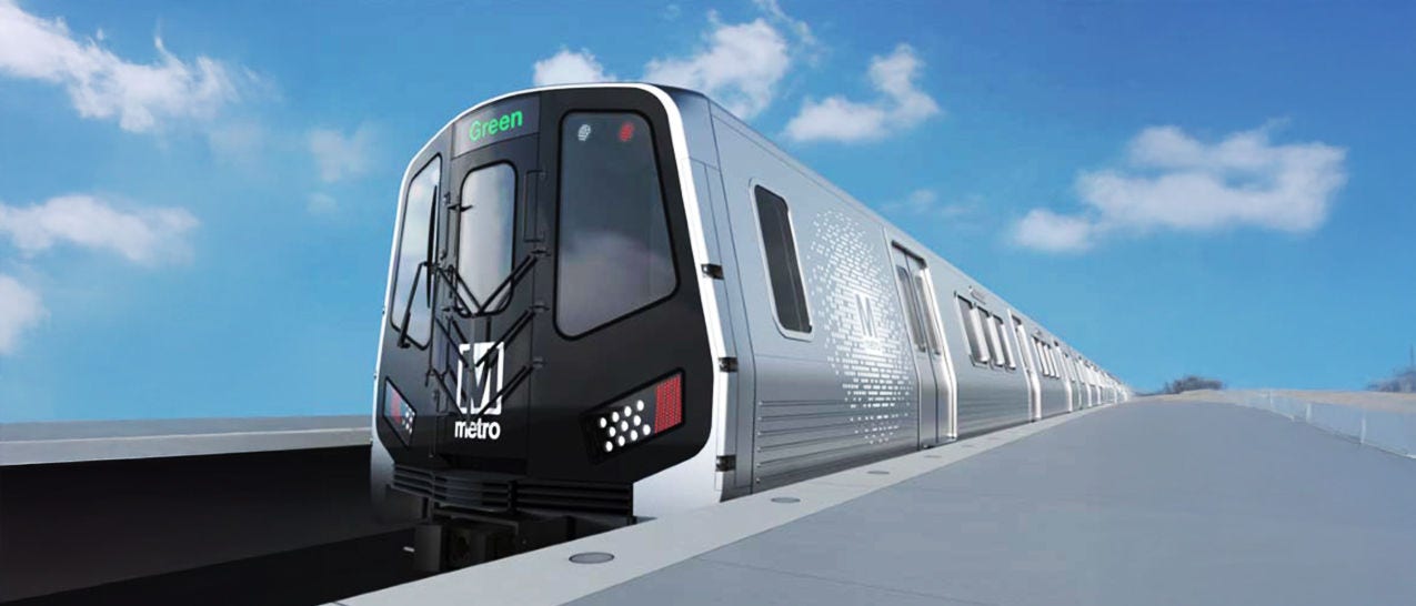 WMATA 8000 Series rapid transit car